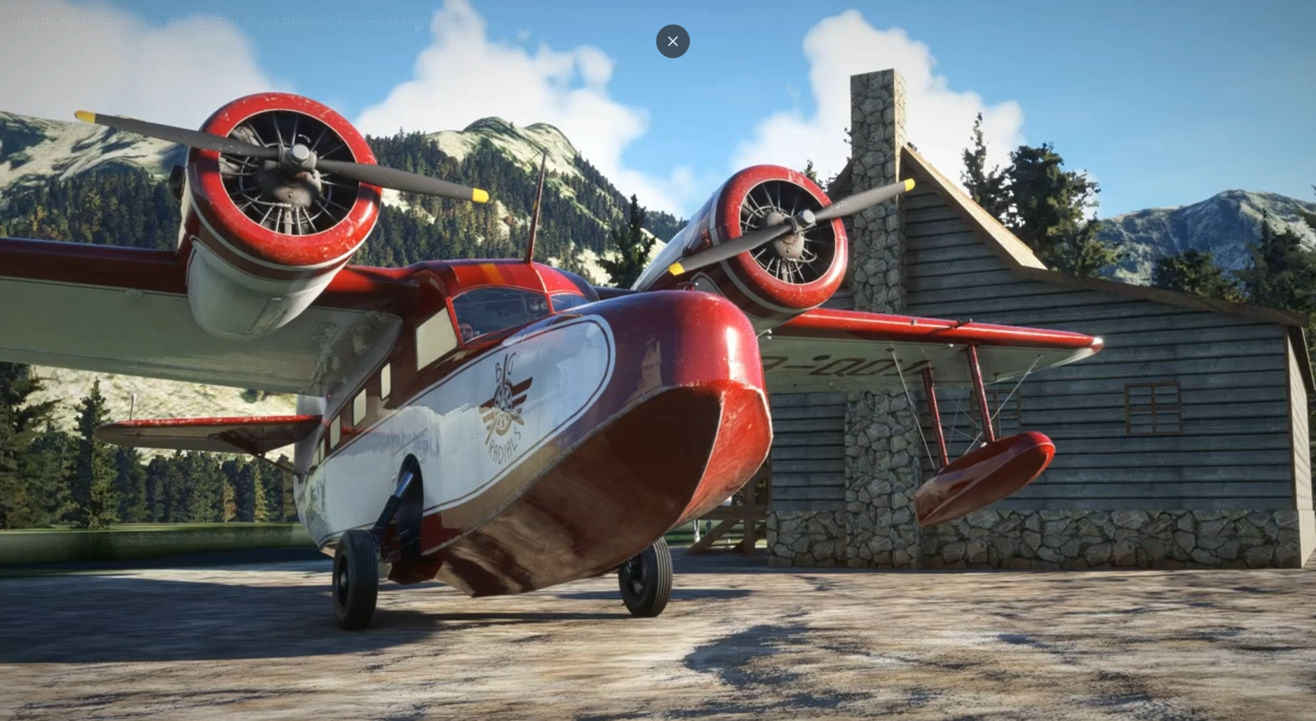 Grumman Goose rendered in-game